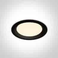 10113UV/B/V Downlight czarny LED 13W CCTV IP44