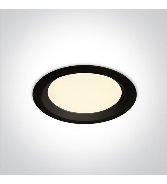 10113UV/B/V Czarny wpust 13W CCTV IP44 One