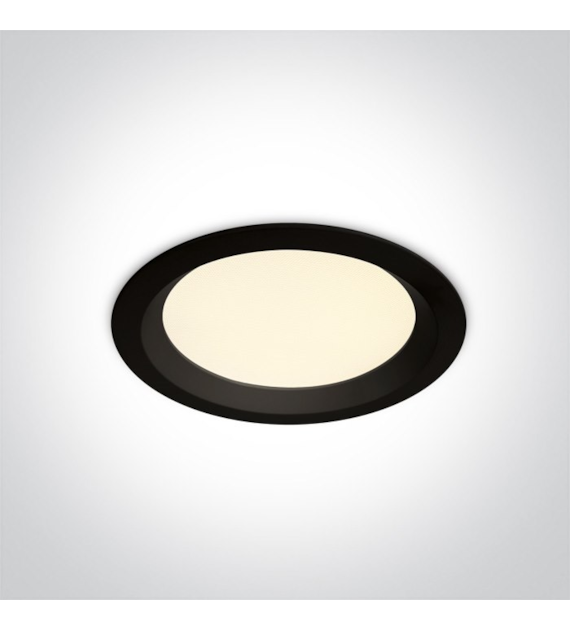 10113UV/B/V Downlight czarny LED 13W CCTV IP44