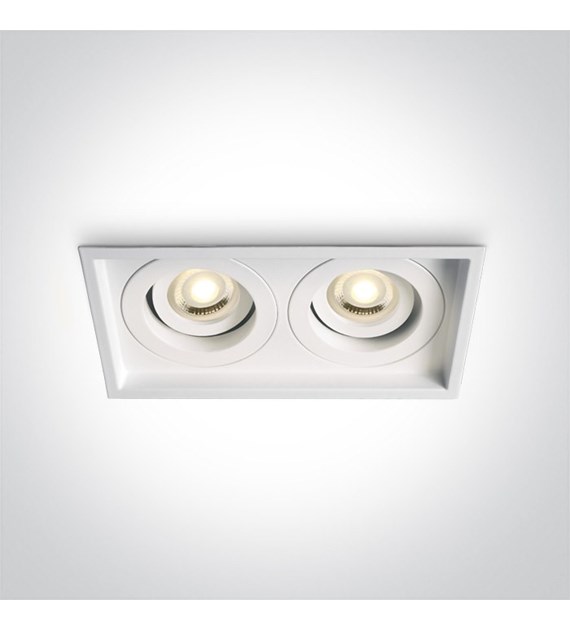 51205N/W Wpust Filoteia 2 biały 2xGU10 IP20