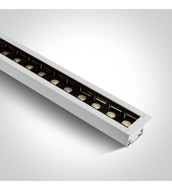 38145BR/W/W biała wpuszczana oprawa sufitowa LED 4