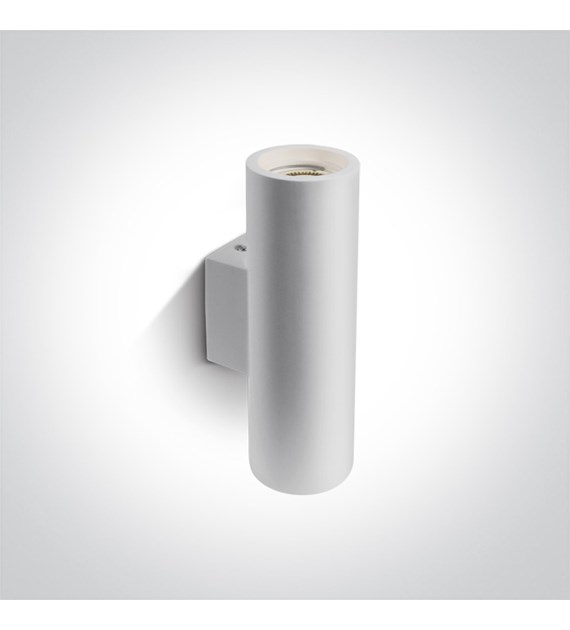 60054 biały gipsowy kinkiet z oprawką GU10 MR16 2x