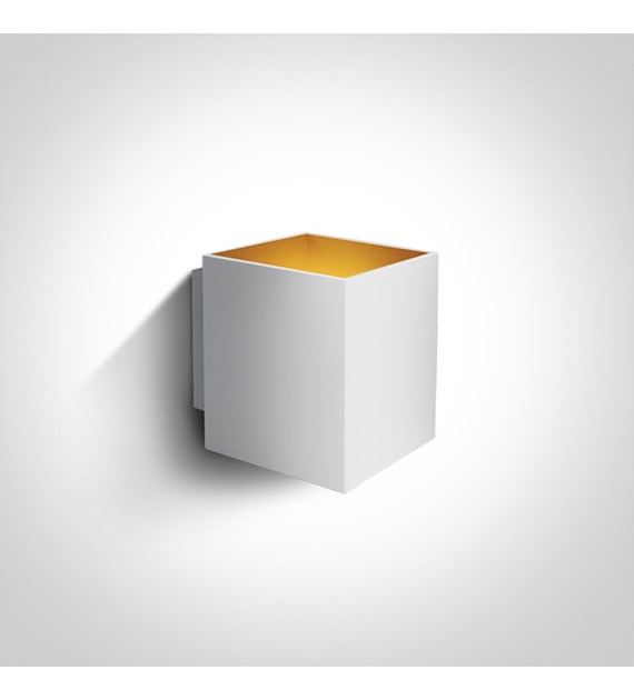 6017A/W biała oprawa ścienna z oprawką G9 30W