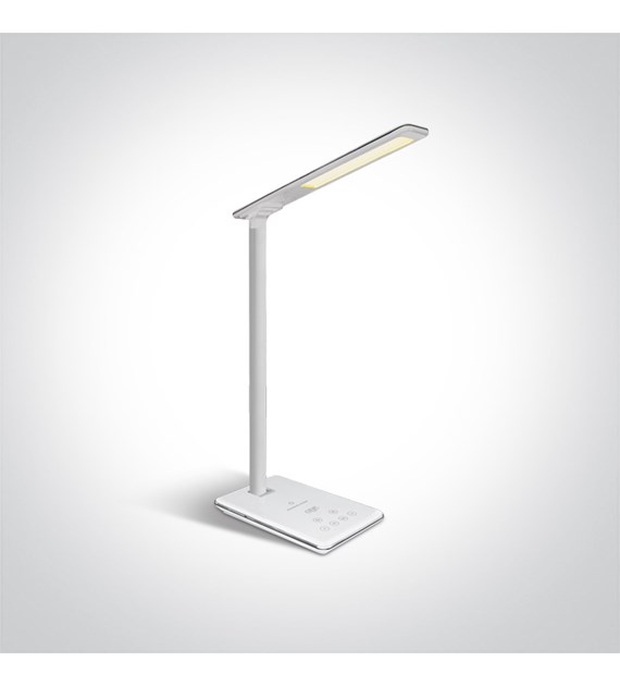 61130/W biała lampa stołowa z regulacją CCT LED 5W