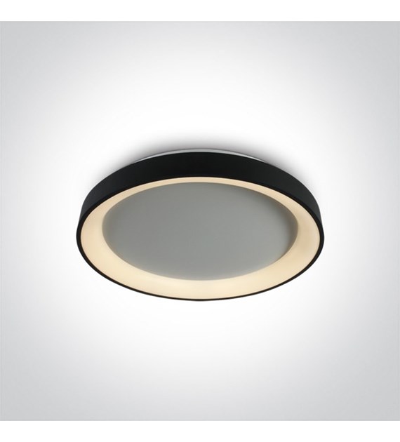 62130L/B/W czarny plafon LED 30W 230V 3000K; w zes