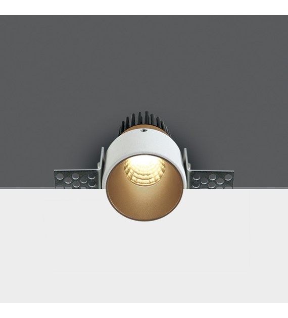 10103BTR/BS/W wpust LED z białym pierścieniem i mo