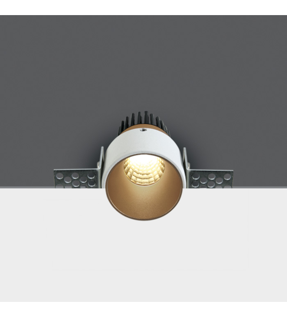 10103BTR/BS/W wpust LED z białym pierścieniem i mo