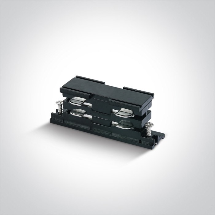 41008A/B Łącznik niewidoczny czarny do szyn 3-faz.