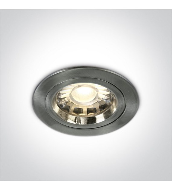 10105/MC wpust z oprawką GU5.3 MR16 50W matowy chr