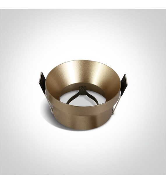10105H/BS mosiężny wpust z oprawką GU10 MR16 10W d
