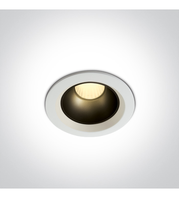 10107Z/W/W Wpust Marla czarny LED 3000K 7W IP20