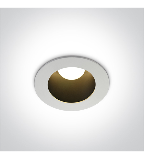 10108ED/W/B biała wpuszczana oprawa typu downlight