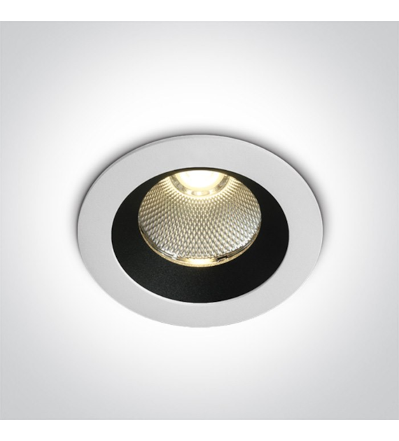 10110P/W/W biały wpust COB LED 12W 230V 3000K IP65