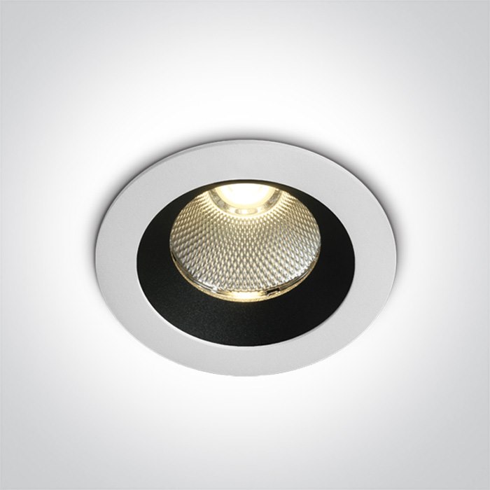 10110P/W/W biały wpust COB LED 12W 230V 3000K IP65