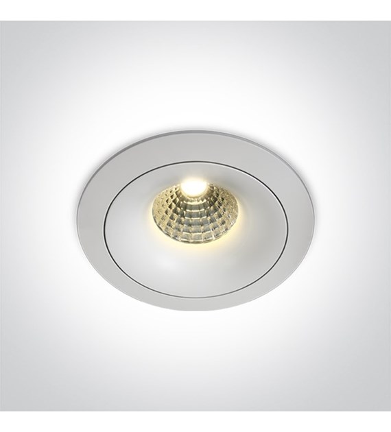 10113A/W/W biała wpuszczana oprawa typu downlight