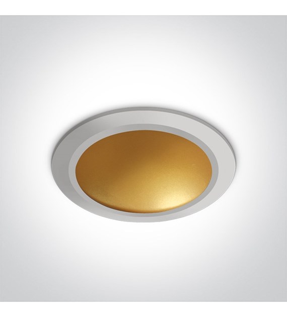 10116FD/W/BS downlight w kolorze biały-mosiądz LED