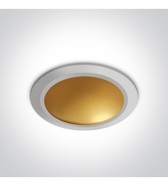 10116FD/W/BS downlight w kolorze biały-mosiądz LED