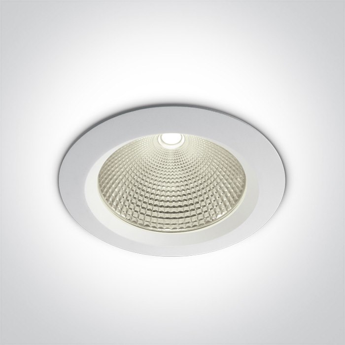 10160CA/W/C biała wpuszczana oprawa typu downlight