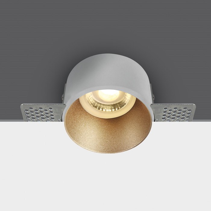 10105TR/BS Wpust Potamos mosiężny GU10