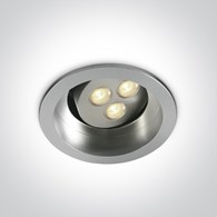 11103D/G/W szary wpust LED 3000K 3W dark light; wy