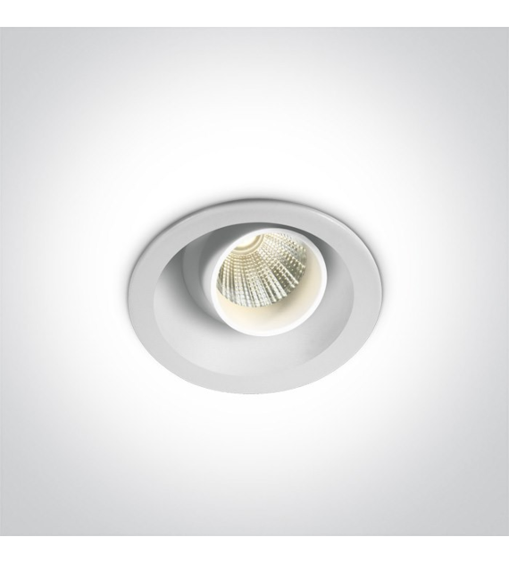 11103K/W/W Wpust Emek biały LED 3W 3000K IP20