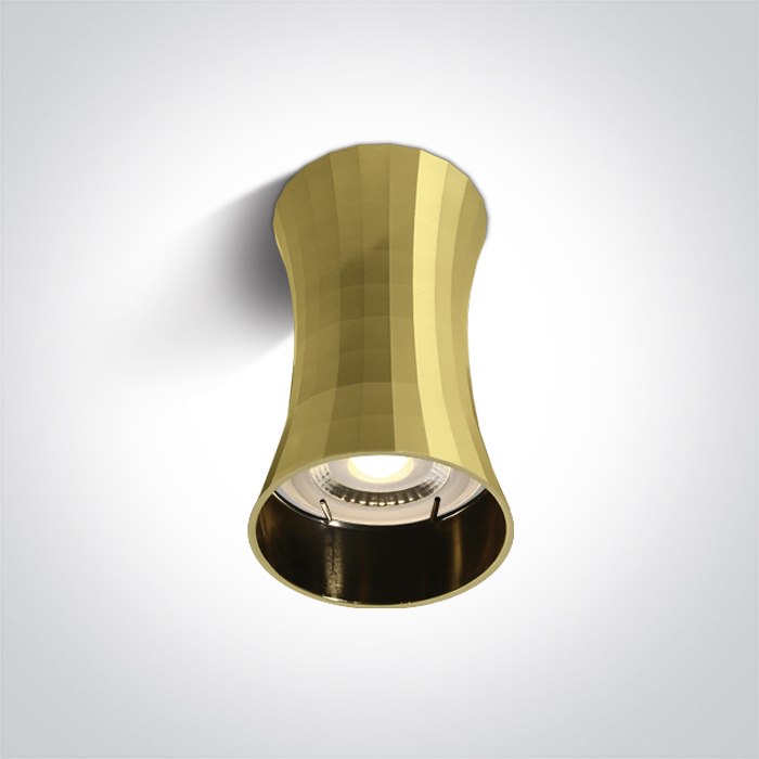 12105K/BBS Oprawa sufitowa Mardin mosiądz GU10