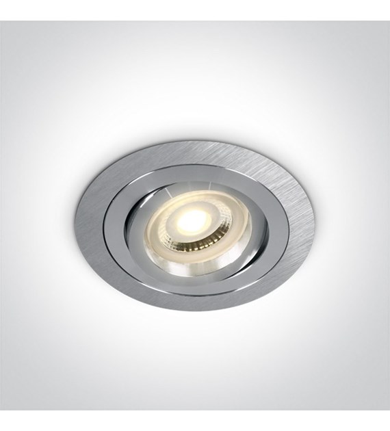 11105ABG/AL aluminiowy wpust z oprawką GU10 MR16