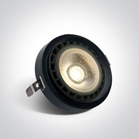 11110TR/B czarny downlight multi system z oprawką
