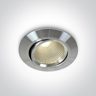 11112/AL/W aluminiowy wpust COB LED 3000K 12W; wym