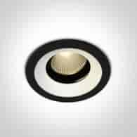 11112H/B/W Wpust czarny Aliweri LED 3000K 12W IP20