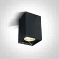 12106B/B/W Oprawa sufitowa czarna 6W 3000K IP20