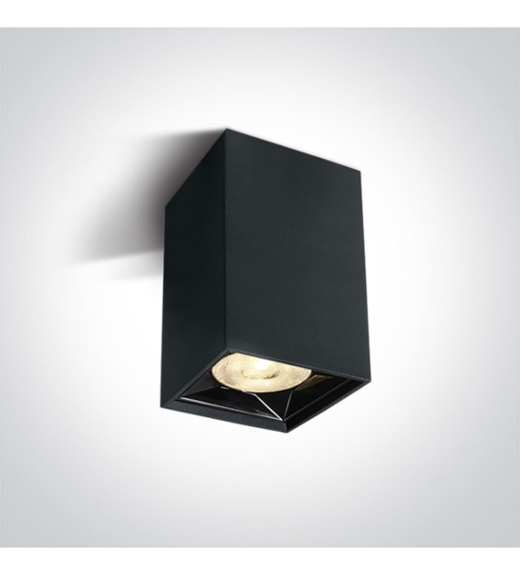 12106B/B/W Oprawa sufitowa czarna 6W 3000K IP20