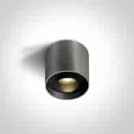 12108D/MG/W cylinder sufitowy metaliczny szary LED