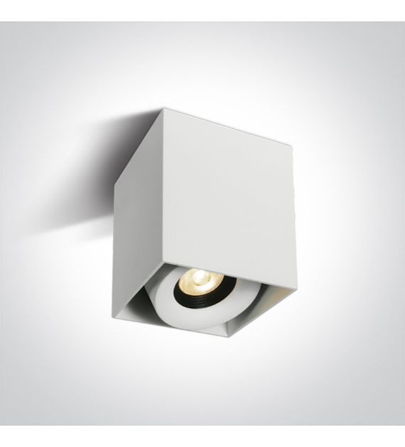 12108XA/W/W biały cylinder COB LED 3000K; zasilacz