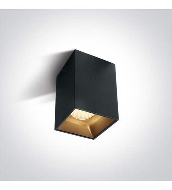 12120ZA/B/W czarna oprawa sufitowa COB LED 3000K 2