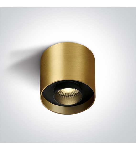 12122D/BBS/W cylinder sufitowy szczotkowany mosiąd