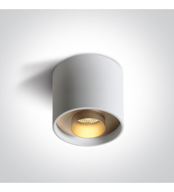 12122D/W/W biały cylinder sufitowy LED 22W 3000K 2