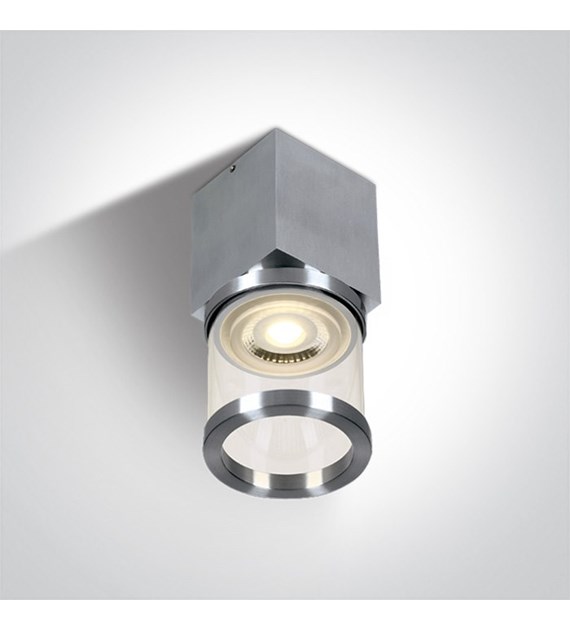 12124/AL aluminiowa oprawa sufitowa z oprawką GU10