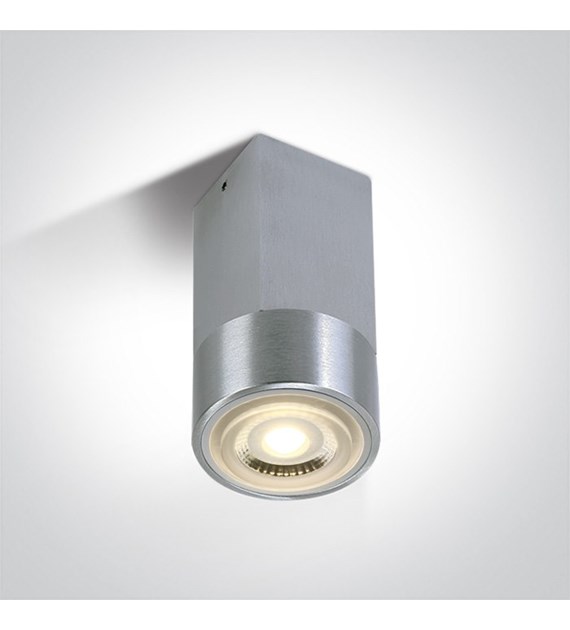 12126/AL aluminiowa oprawa sufitowa z oprawką GU10