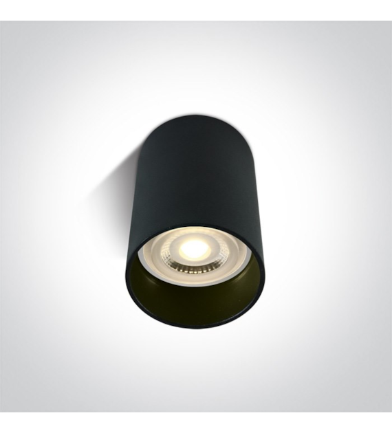 12105E/B Oprawa sufitowa czarna GU10 10W IP20