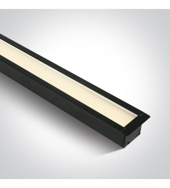 38145AR/B/W czarna wpuszczana oprawa sufitowa UGR1