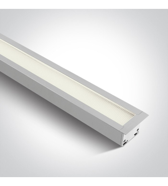 38145AR/W/C biała wpuszczana oprawa sufitowa UGR19