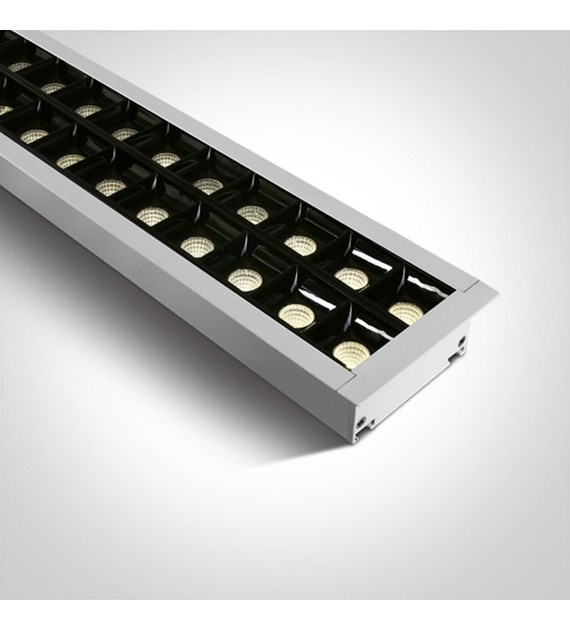 38150BR/W/W biała oprawa wpuszczana UGR17 3000K 40