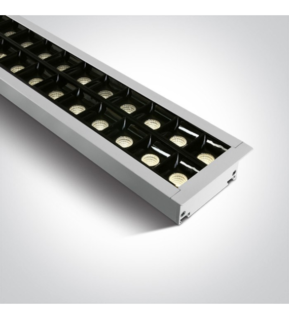 38150BR/W/W biała oprawa wpuszczana UGR17 3000K 40