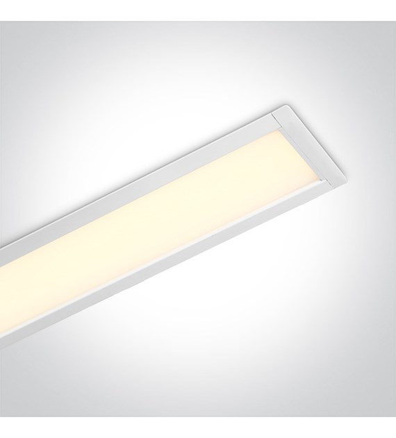 38152R/W/W biała wpuszczana oprawa 3000K 40W + 4 k