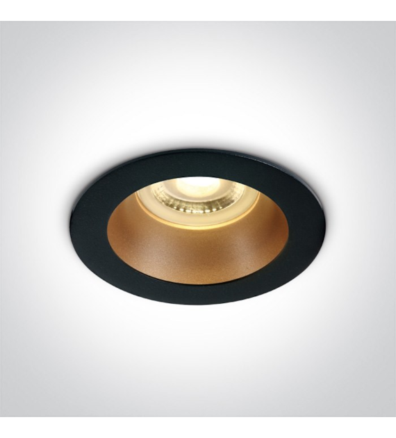 10105M/B/BS Wpust Kanawi czaro-mosiężny GU10 IP20