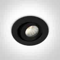 11103B/B/W Wpust czarny LED 3000K 1W/2W IP20