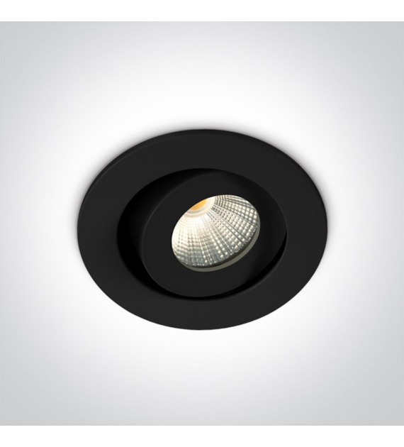 11103B/B/W Wpust czarny LED 3000K 1W/2W IP20