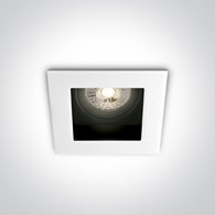 51105TA/W biały wpust z oprawką GU10 MR16 dark lig