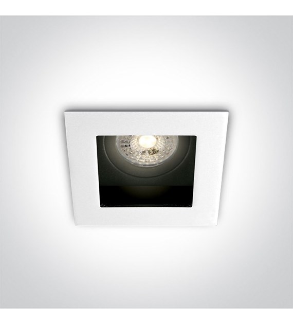 51105TA/W biały wpust z oprawką GU10 MR16 dark lig